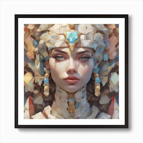 The Jigsaw Becomes Her - Pastel 19 Art Print