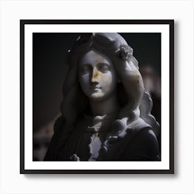 Statue Of The Virgin Art Print