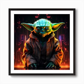 Star Wars Yoda Art Print