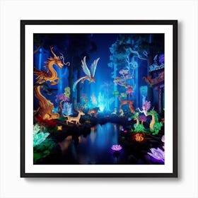 Fairytale Forest 1 Art Print