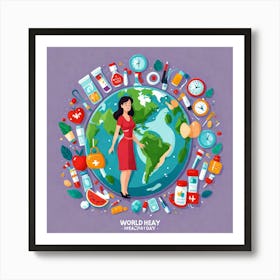 World Health Day Art Print