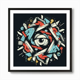 Eye Of The Gods Art Print