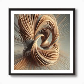 Ornate wood carving 2 Art Print