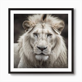 White Lion 1 Art Print