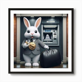 Bunny Atm 1 Art Print