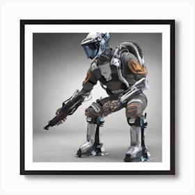 Futuristic Robot 131 Art Print