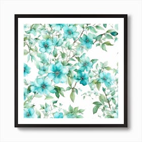 Watercolor Flowers 21 Art Print