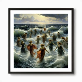 Women Of The Sea Art Print