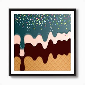 Ice Cream Sundae 1 Art Print