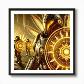 Helioguard Energy Shields Converted Art Print