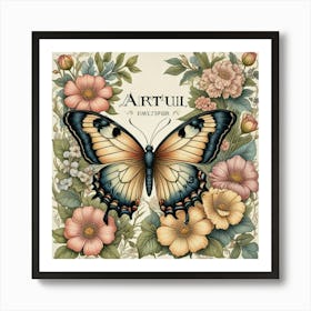 Butterfly Nature Art Wings Of Grace (2) Art Print