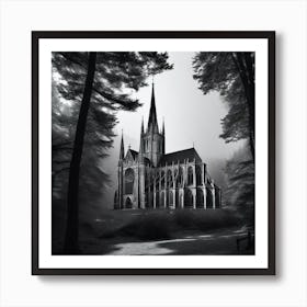 Church In The Woods 7 Art Print