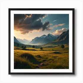 Landscape Painting Art Print