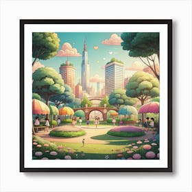 Metropolitan Oasis Art Print