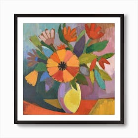 Vibrant Oil Painting 3 Art Print