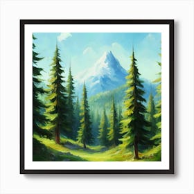 Landscape Painting Art Print