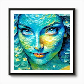 Mermaid tuj Art Print