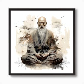 Meditation Series 02 By Csaba Fikker For Ai Art Depot 6 Art Print