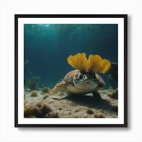 Fish Under Water 1 Art Print