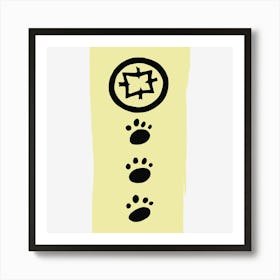 Jacks Dog Banner Ii Art Print