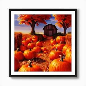 Happy halloween Illustration Spooky Horror devi background10 (11) Art Print