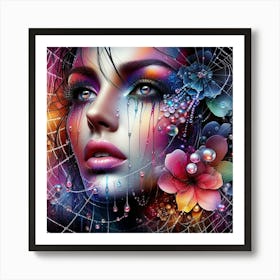 Web Of Love Art Print