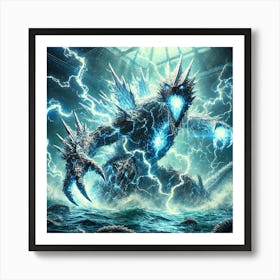 Crystal Leviathan 6 Art Print