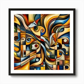 Abstract Painting-1 Art Print