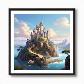 Disney'S Cinderella Castle Art Print