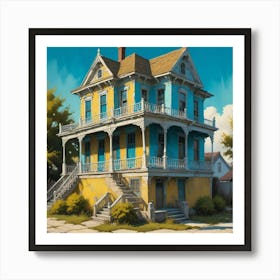 Victorian House 2 Art Print