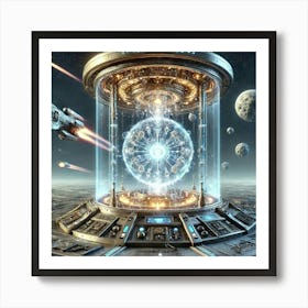 Converted Quantum Time Lock Device Art Print