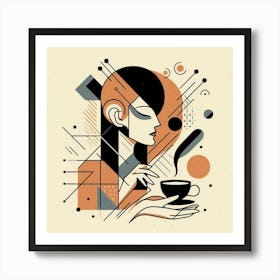 Coffee Girl Art Print