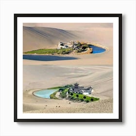 Sand Castle In The Desert Art Print