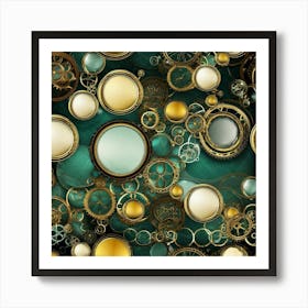 Steampunk Clockwork Art Print