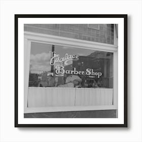 Klamath Falls, Oregon, Barber Shop By Russell Lee Art Print