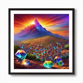 Of A Mountain Art Print