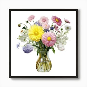 Flowers In A Vase 4 Art Print