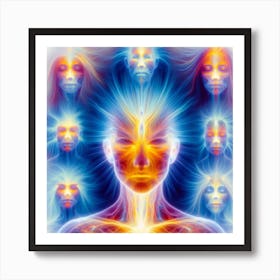 Aphrodisiac, Aura Portraits: Revealing the Inner Colors of the Soul Art Print