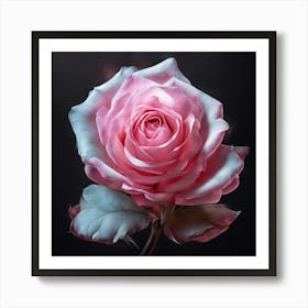 Pink Rose Art Print