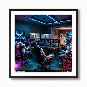 Gaming Room 1 Art Print