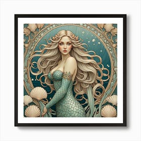 Mermaid Art Print