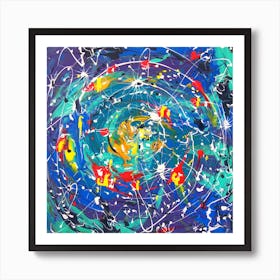 Creation of the universe Art Print