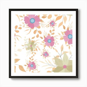 Flowers Blossom Spring Garden Art Print