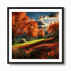 Red Poppies Art Print