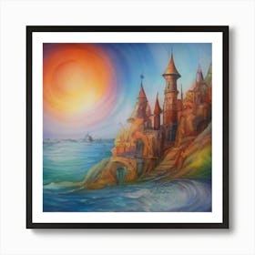 Castle By The Sea Art Print