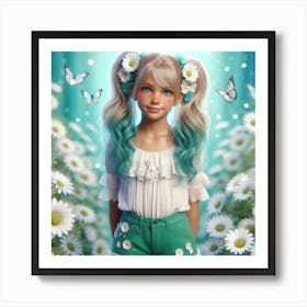 Daisy Girl 8 Art Print