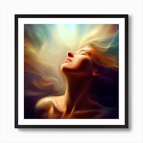 Angels In The Sky 1 Art Print