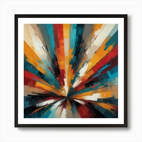 'Burst' Paintings Art Print 1 Art Print