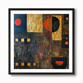 "City Lights" Abstract Painting Art Print