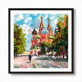 St Basil'S Cathedral 4 Art Print